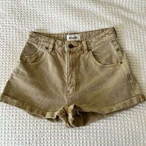 ROLLA'S Women's Tan Denim Shorts